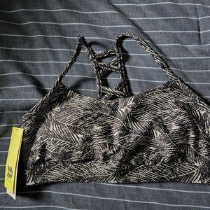Black & White Sports bra NWT